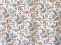 Saffron Marigold Round Hand Block Printed Tablecloth - Enchanted Ivory Luxurious 100% Cotton, Washable, for Home Decor, Kitchen, Coffee Or Dining Table 70 Inch
