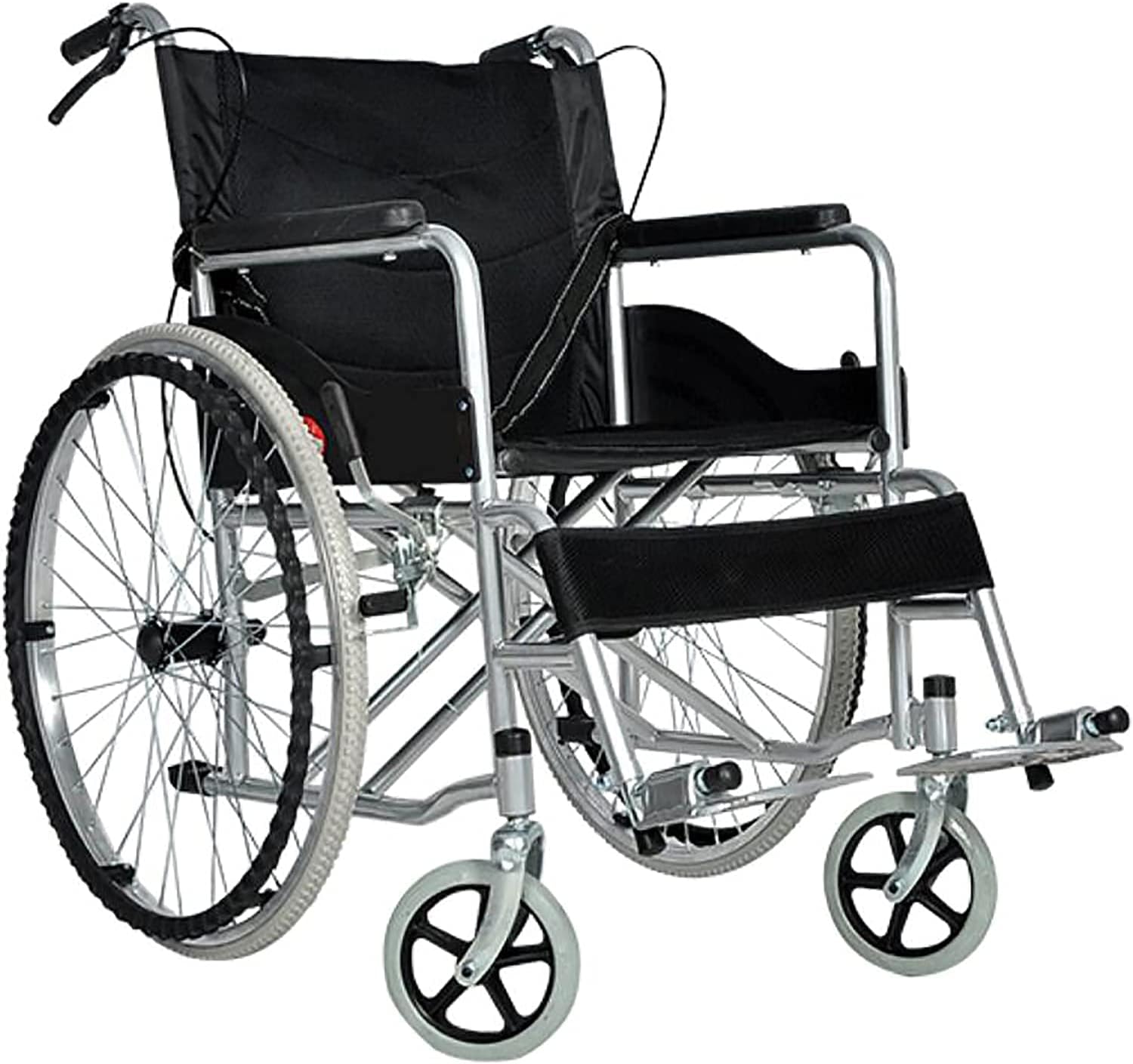 Wheelchairs Folding Folding Manual Wheelchair,Elderly Foldable Portable Small and Paralyzed Elderly People with Disabilities to Help Each Other with Manual Push Scooter,Blue