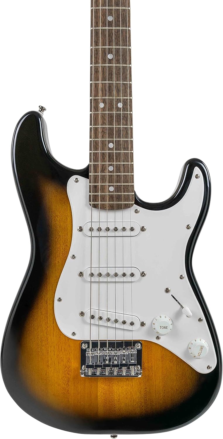 Fender Squier 3/4 Size Kids Mini Stratocaster Electric Guitar - Brown Sunburst