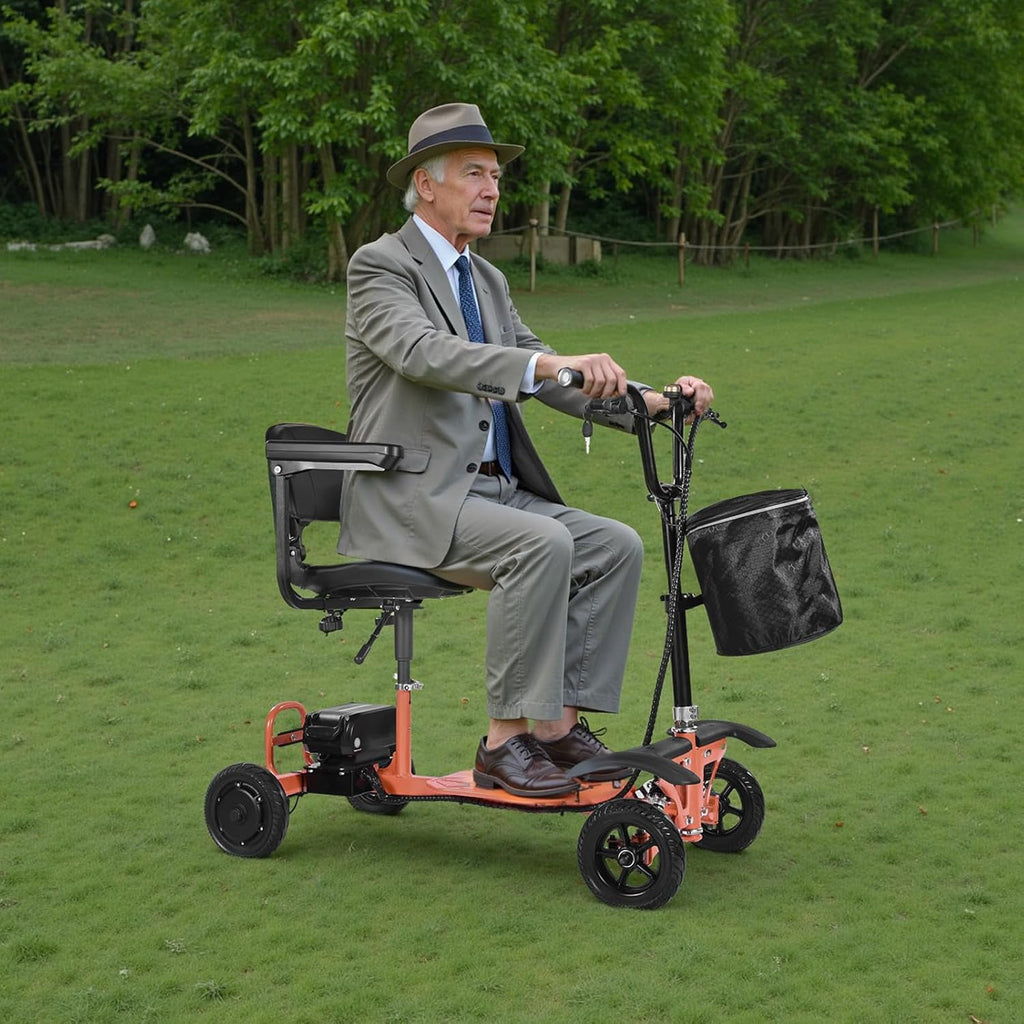 VEVOR 2025 Upgraded Lightweight Mobility Scooter for Adults & Seniors, 50lb Foldable, FAA & Cruise Approved with 12 Mile Range – Powered by Large 48V 5.2Ah Battery (No Frequent Battery swaps)