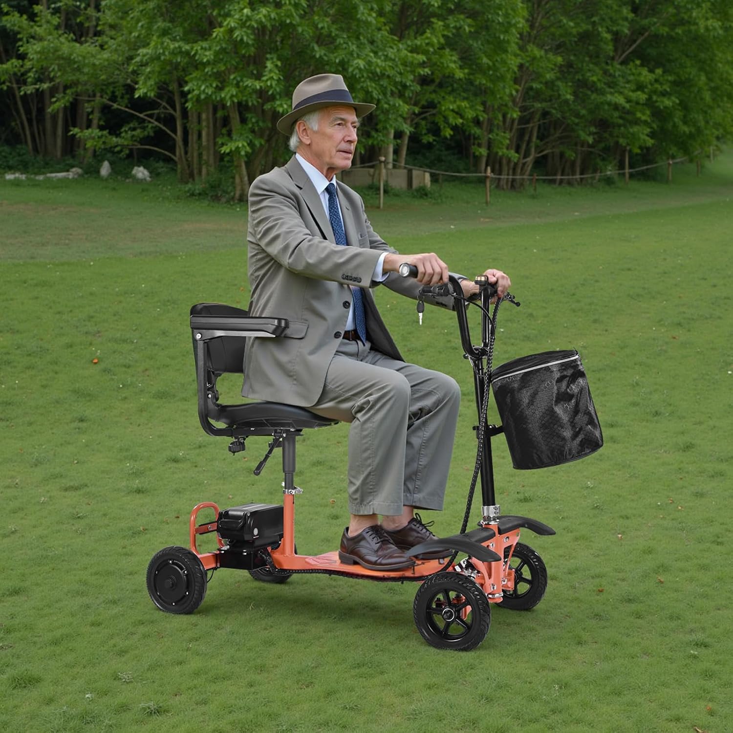 VEVOR 2025 Upgraded Lightweight Mobility Scooter for Adults & Seniors, 50lb Foldable, FAA & Cruise Approved with 12 Mile Range – Powered by Large 48V 5.2Ah Battery (No Frequent Battery swaps)