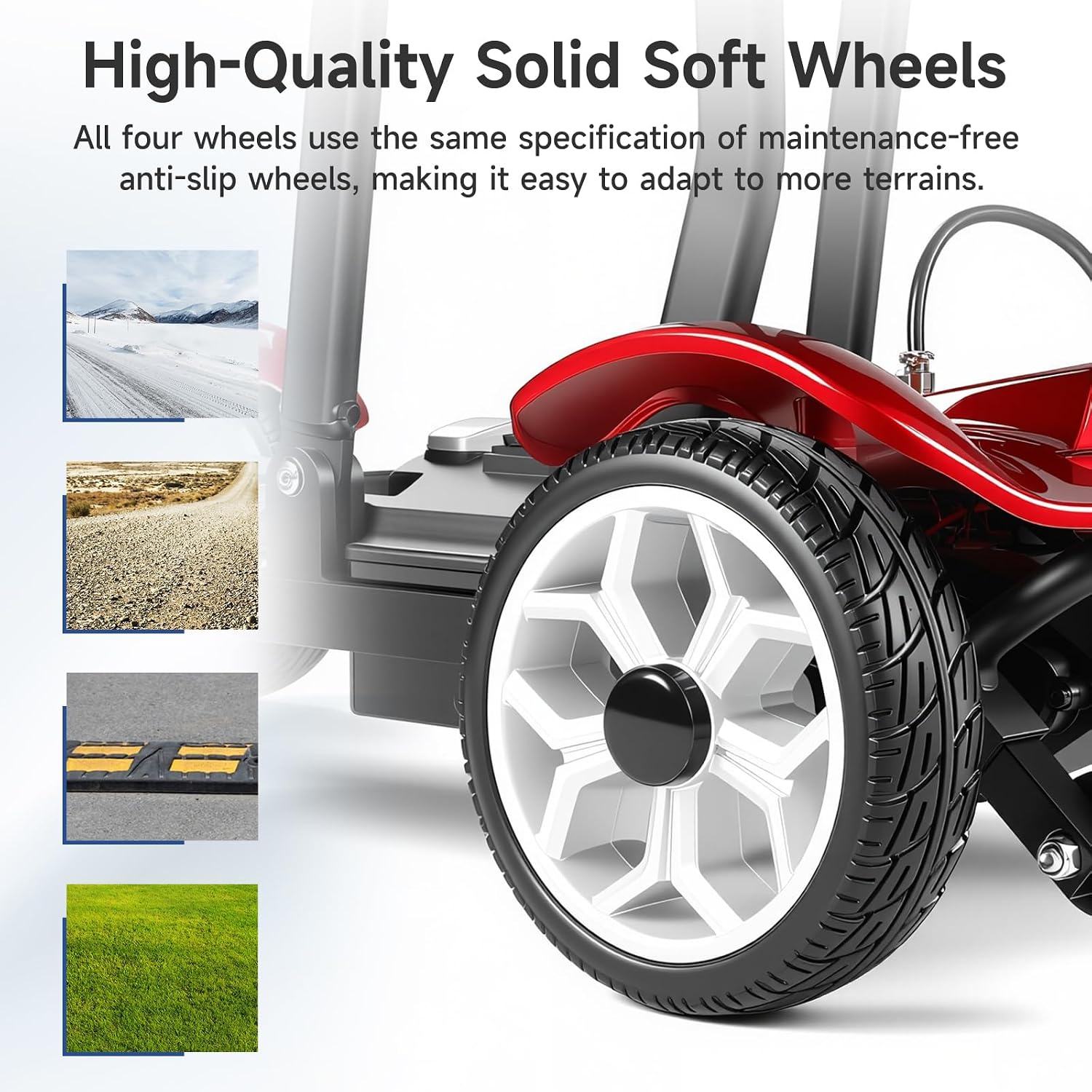 Mobility Scooters for Seniors-Lightweight,Easy Foldable,28Miles Travel Range,Powerful Battery,4X Anti-Slip Rear Wheel, Intelligent Electric Control Motorized Scooters 270W for Adults