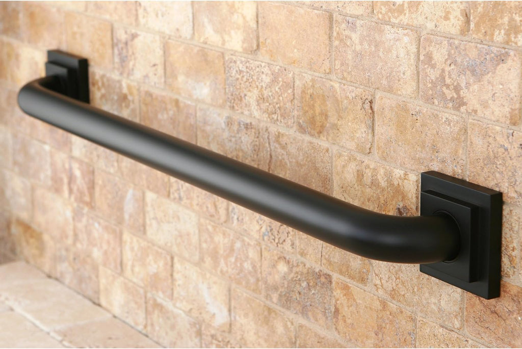 Kingston Brass DR614245 Designer Trimscape Claremont Decor 24-Inch Grab Bar with 1.25-Inch Outer Diameter, Oil Rubbed Bronze