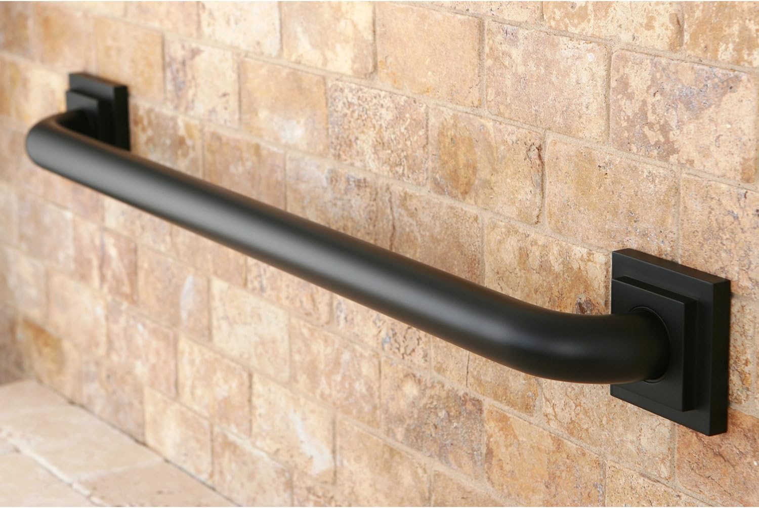 Kingston Brass DR614245 Designer Trimscape Claremont Decor 24-Inch Grab Bar with 1.25-Inch Outer Diameter, Oil Rubbed Bronze