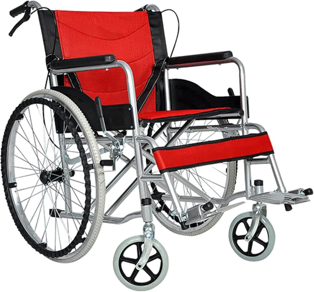 Wheelchairs Folding Wheelchairs,Self-Propelled Wheelchairs Functional Care Foldable Aluminium 14Kg Ultra Lightweight Wheelchair & Mobility Scooter