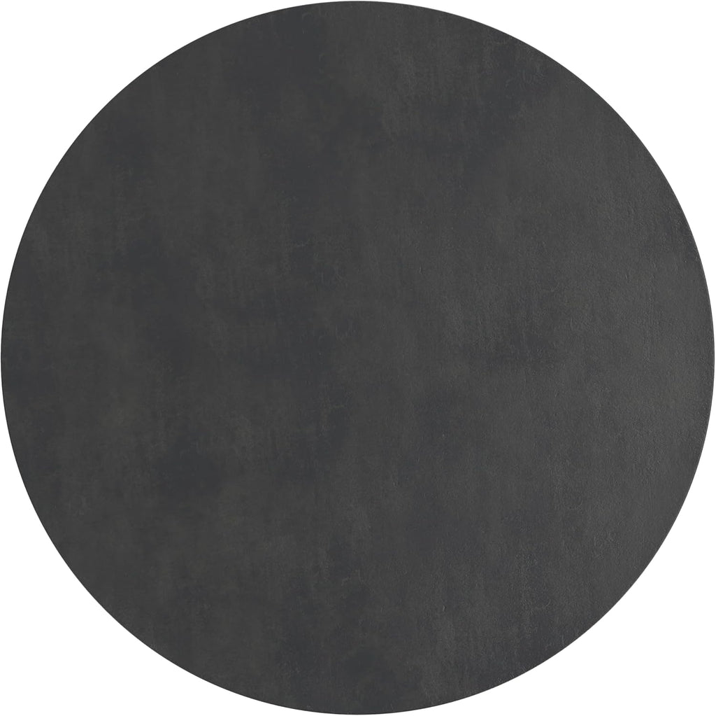 SIMPLIHOME Gloria Metal Side Table - 16 inch Wide Solid Metal Round Cast Aluminum Accent Table in Graphite, Contemporary End Table for Living Room with Powder-Coated Finish, Assembled