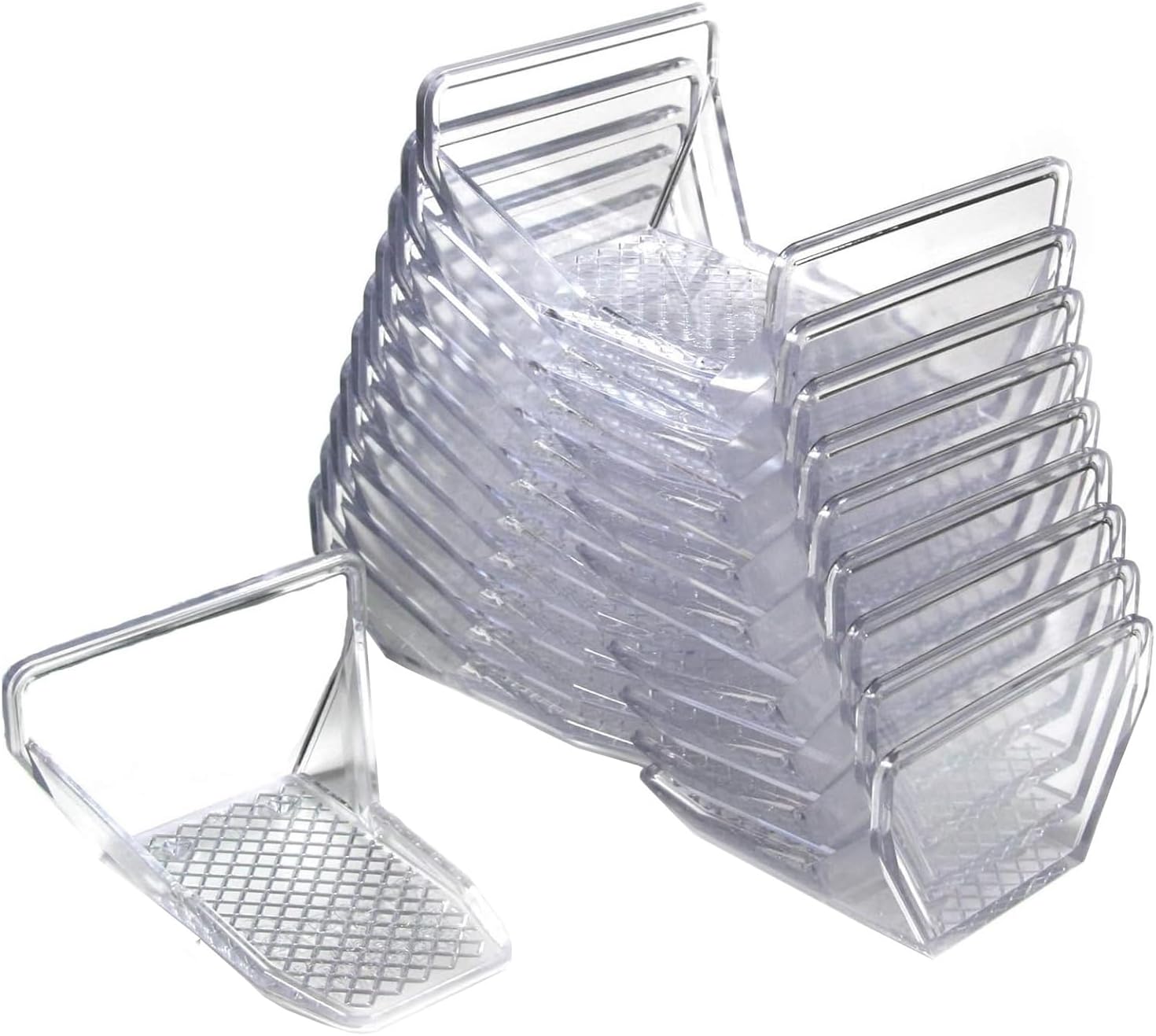JSP Manufacturing Clear Plastic Alpine 25 Piece Jumbo Snow Guards (Snow Guards Only - No Mounting Hardware)