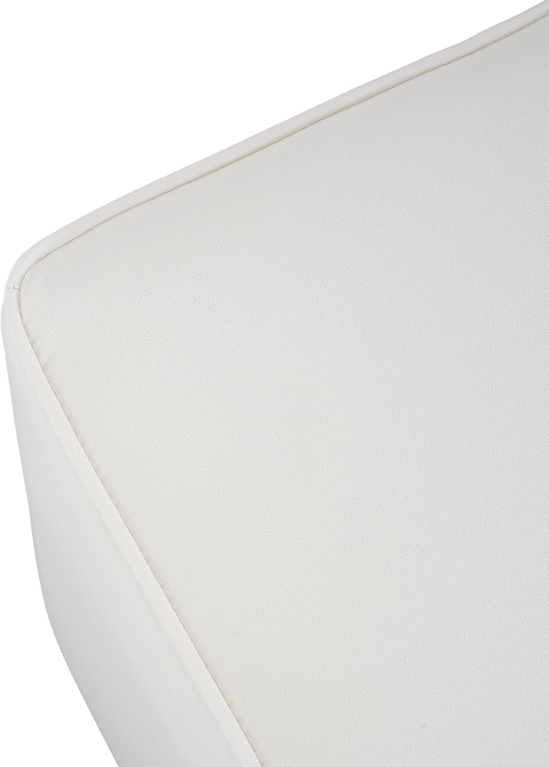 Christopher Knight Home Isa Velvet Ottoman Footstool, Square Pouf Poufee Footrest Ottoman Large Seat, Modern Side Table for Living Room Bedroom Home Decor, Cream, 30'
