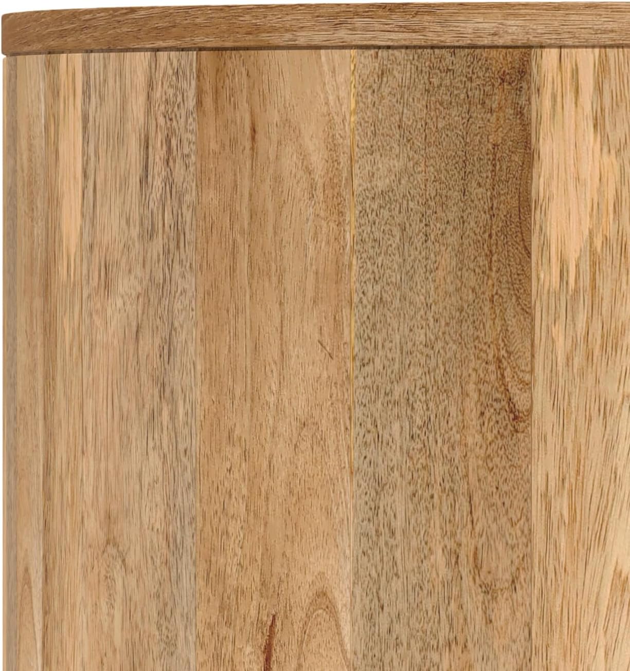 SIMPLIHOME Millbury End Table - 20 inch Wide Solid Mango Wood Round Side Table in Natural, Contemporary Accent Table for Living Room, Bedroom or Entryway with Handcrafted Design, Assembled