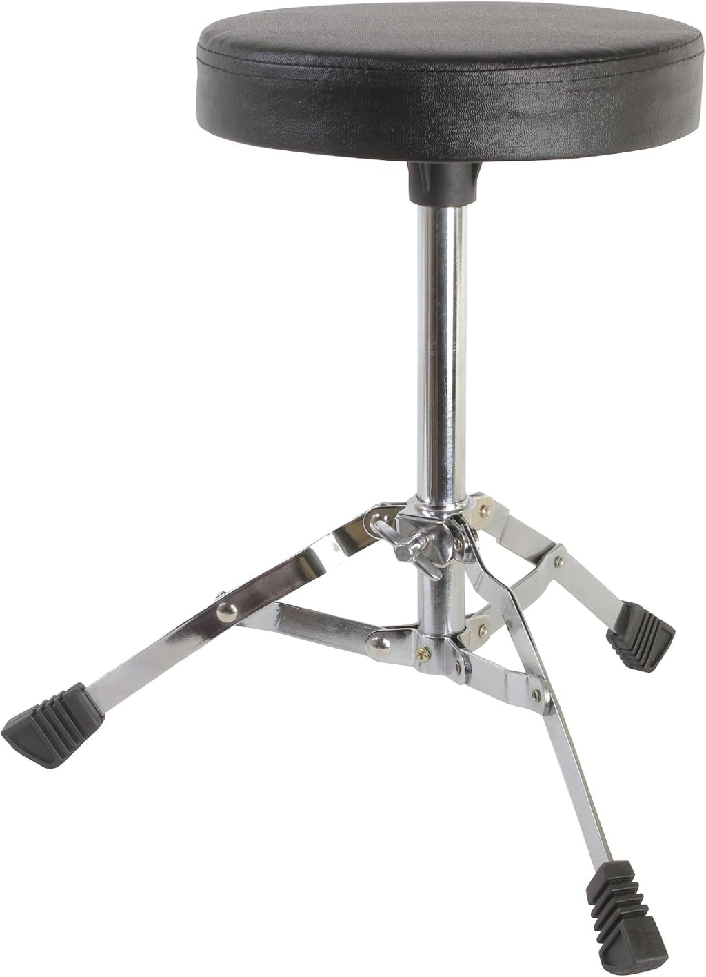 Gammon Percussion 5-Piece Junior Starter Drum Kit with Cymbals, Hardware, Sticks, & Throne - Black