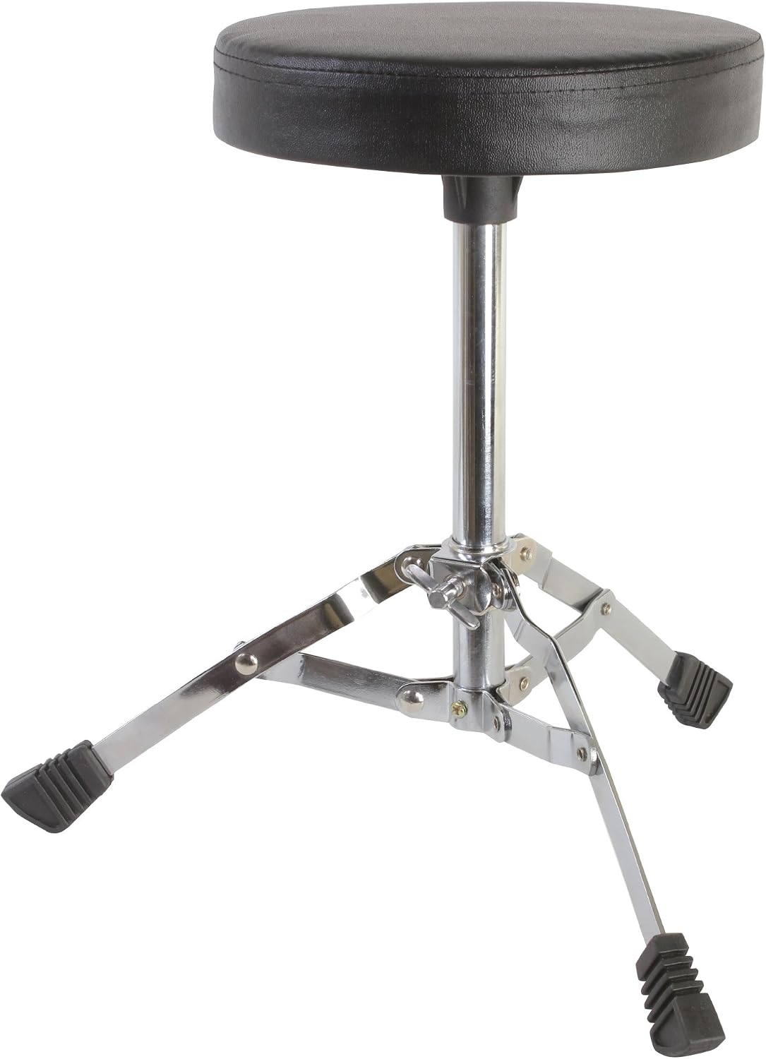 Gammon Percussion 5-Piece Junior Starter Drum Kit with Cymbals, Hardware, Sticks, & Throne - Black