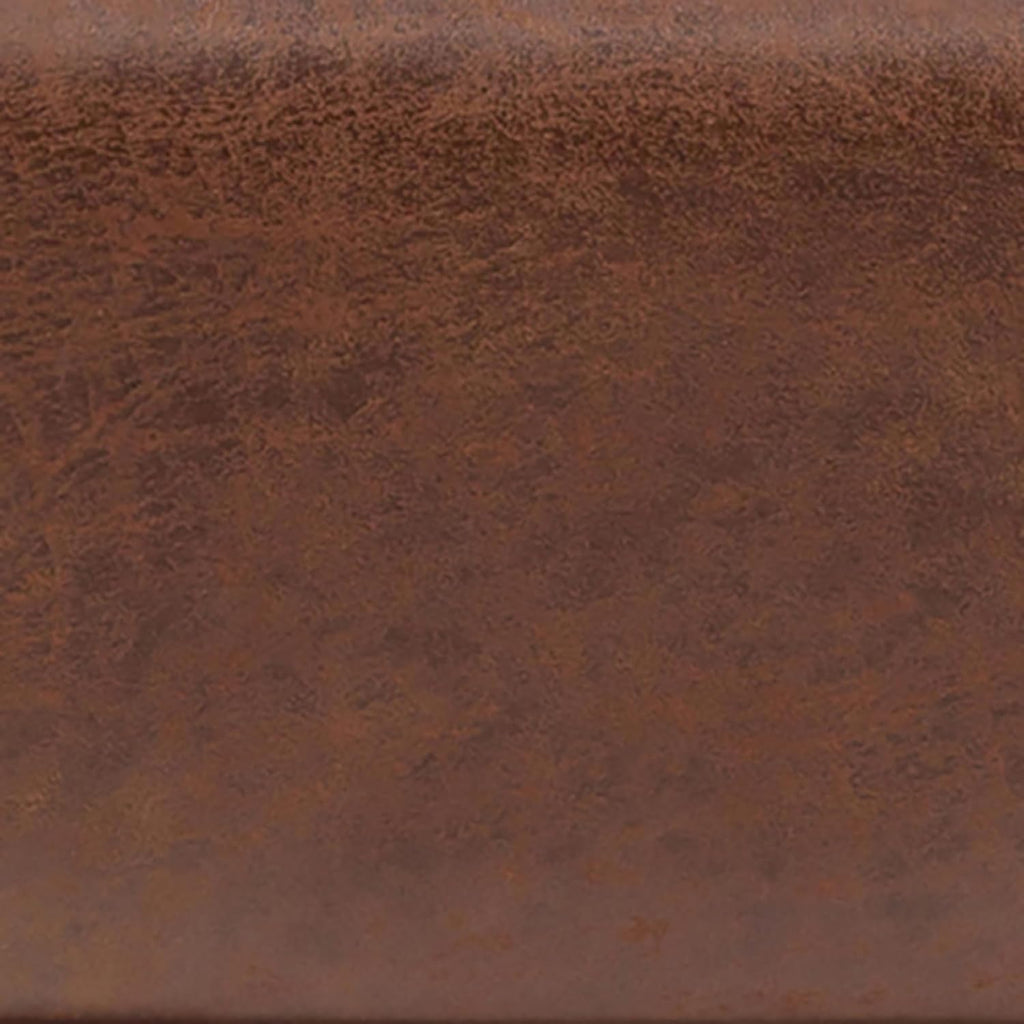 SIMPLIHOME Owen XL Coffee Table Storage Ottoman - 40 inch Wide Upholstered Vegan Leather Square Ottoman in Distressed Pecan Brown, Mid-Century Modern Ottoman for Living Room with Lift-Up Lid