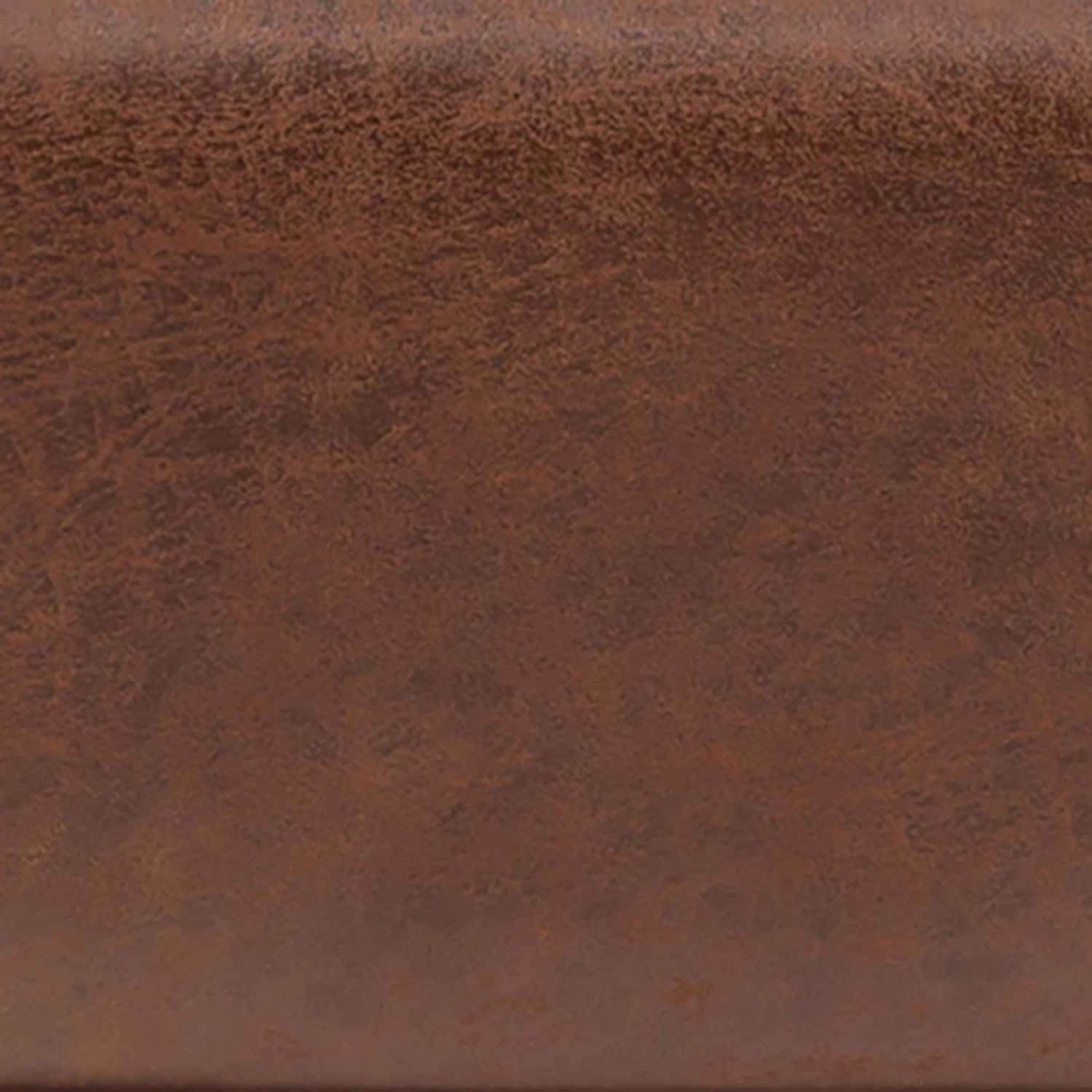 SIMPLIHOME Owen XL Coffee Table Storage Ottoman - 40 inch Wide Upholstered Vegan Leather Square Ottoman in Distressed Pecan Brown, Mid-Century Modern Ottoman for Living Room with Lift-Up Lid