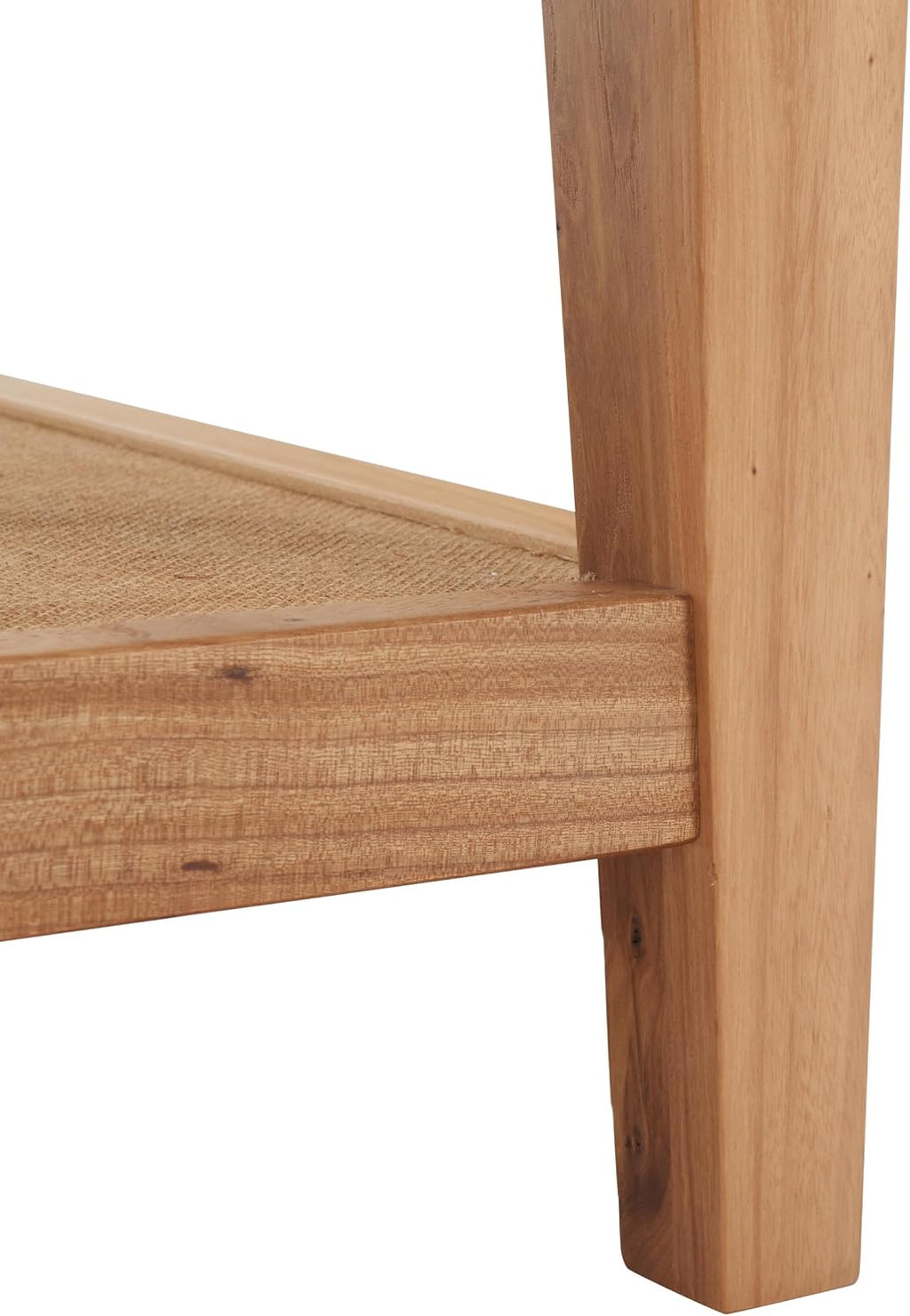 SAFAVIEH Couture Collection Nicolella Natural Solid Wood/Glass Top Square Coffee Table