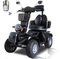 Mobility Scooters for Seniors & Adults 600lbs Capacity, Heavy Duty 4-Wheel 3-Speed Electric Powered Wheelchair Device 1000W All Terrain, Elderly-Lockbox Adjustable Seat (DJD Black 1000W)