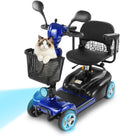 Mobility Scooter for Seniors/Adults, up to 300lbs Capacity, 4 Wheels Mobility Scooters with 15 Miles 350W 5/7MPH, Electric Wheelchair, Adjustable Seat with Rear Mirror
