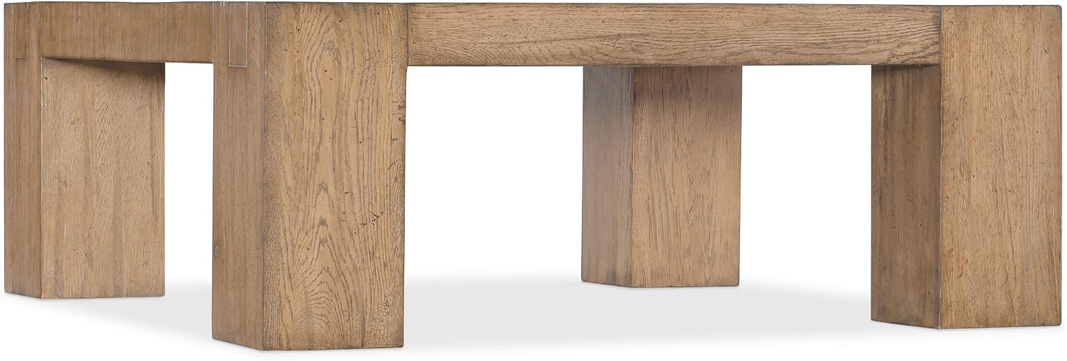 Hooker Furniture Commerce & Market Square Cocktail Table in Brown Wood