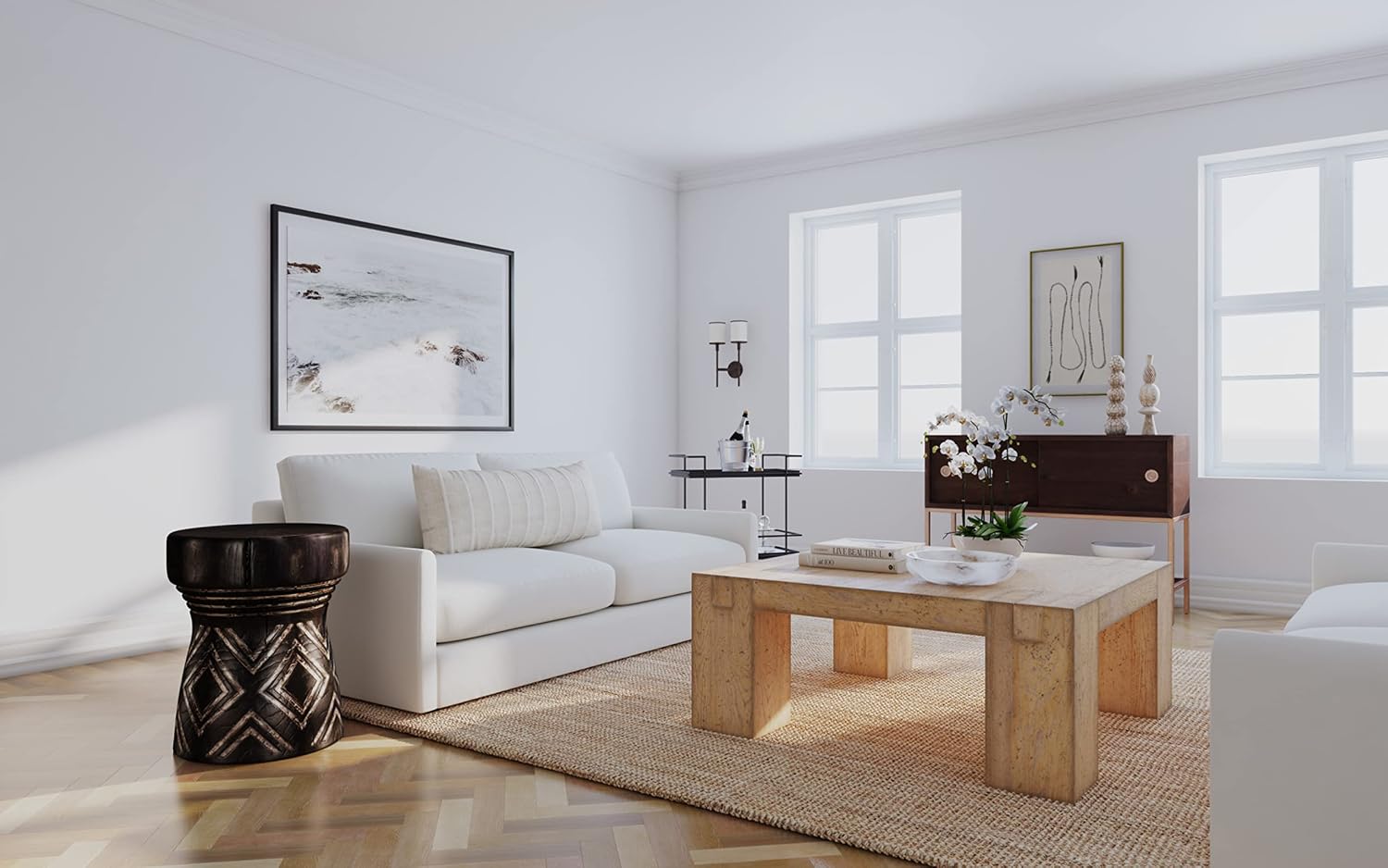 Hooker Furniture Commerce & Market Square Cocktail Table in Brown Wood
