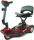 EvRider Easy Move Mobility Scooter Remote Automatic Folding, Burgundy