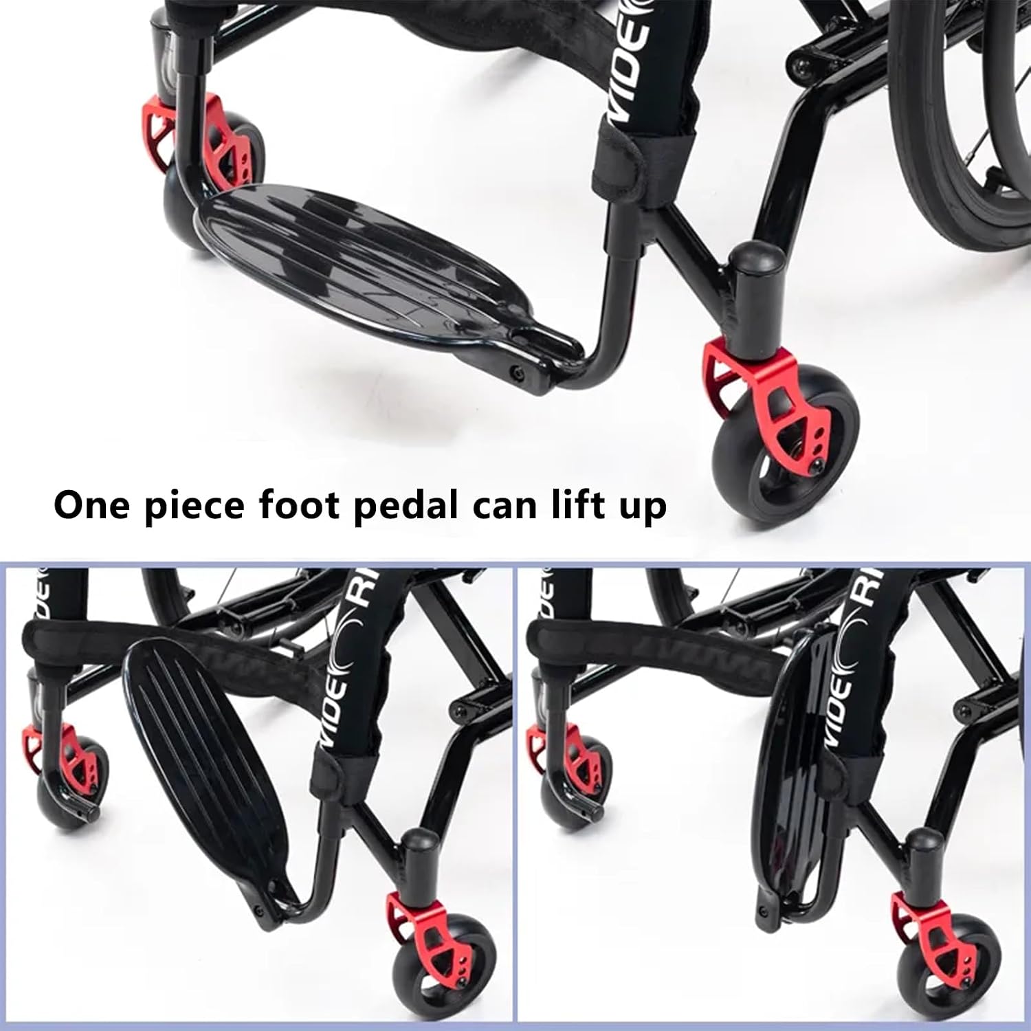 Sport Self Push Manual Active Wheelchair,Durable Wheelchair with Handbrakes,Sport Transport Wheelchair,Lightweight Wheelchair,15.7-Inch Wide Seat(Seat Width 40cm/15.7in)