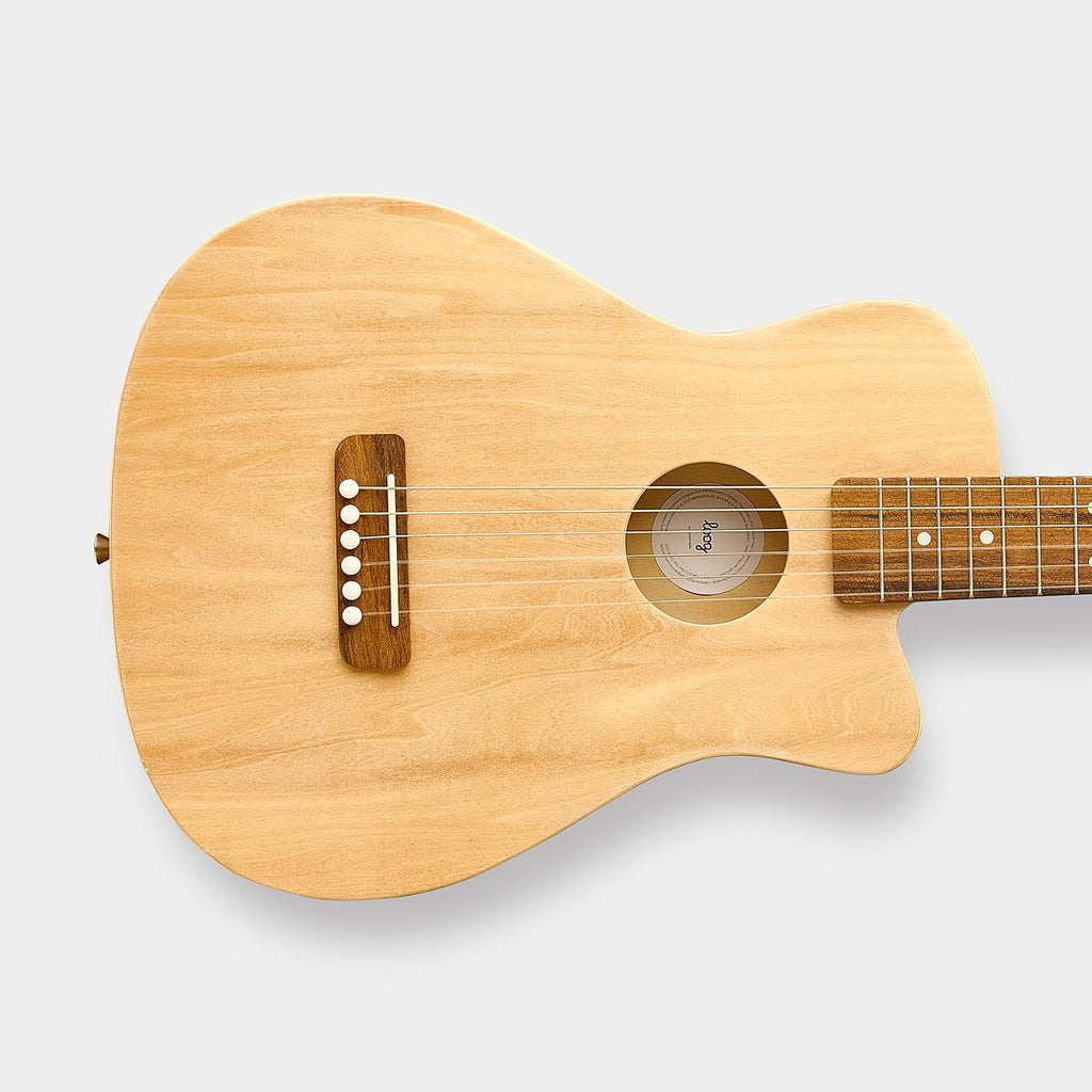 Loog Pro 6 Acoustic kids real guitar for Beginners Compact size Ages 9+ Learning app and Lessons included