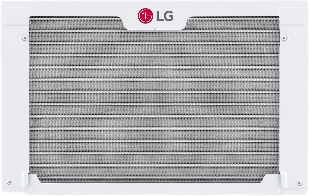 LG 8,000 BTU Dual Inverter Smart Window Air Conditioner, 115V, Cools 340 Sq. Ft. for Bedroom, Living Room, Apartment, Quiet, Energy Star, works with LG ThinQ, Amazon Alexa and Hey Google, White