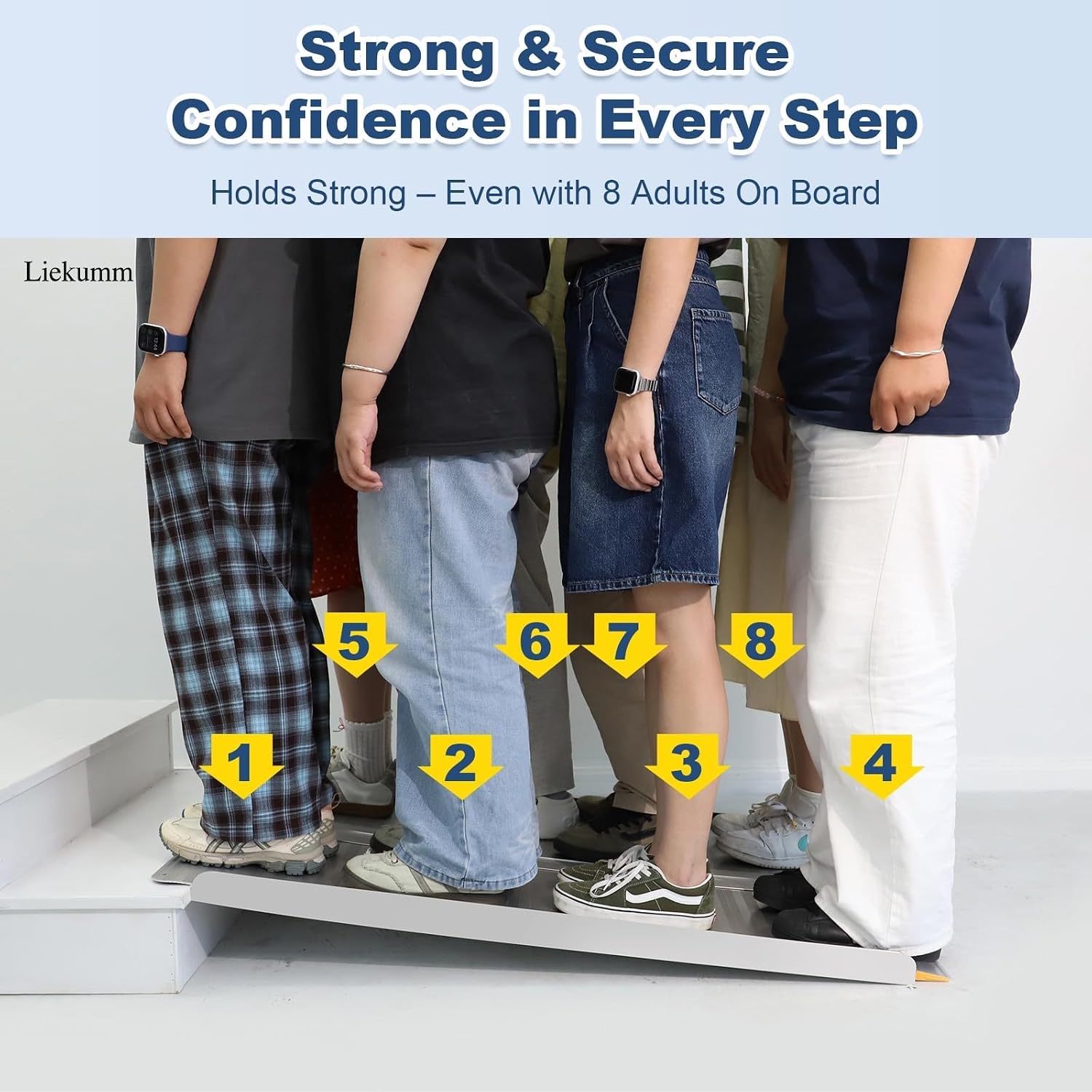 Accessible Portable Wheelchair Ramp-Lightweight Folding Ramp,Durable Aluminium,No Tools Required/Threshold/Kerbs/Wheelchair/Scooter/Disability,Easy to Store