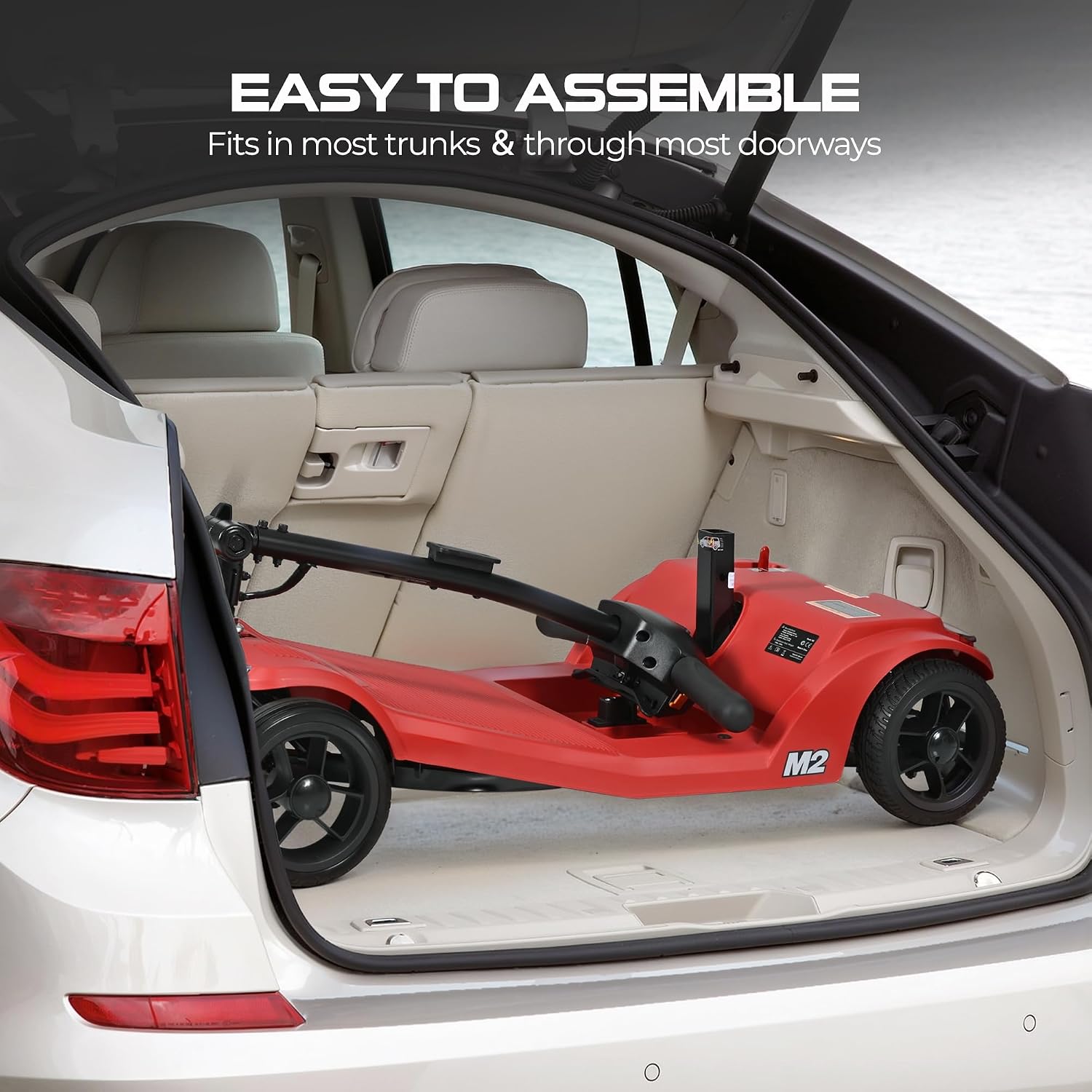 Metro Electric Mobility Scooter for Seniors Foldable, Folding Mobility Scooter 20 Miles Range 300lbs, Lightweight All-Terrain 4 Wheel Scooters for Elderly Adults Handicap Bariatric