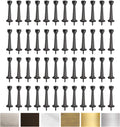Liberty Premium Doorstop Metal Solid Rigid Door Stop Brushed 3' (Oil-Rubbed Bronze, 96 Pack)