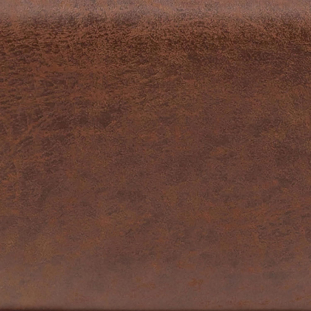 SIMPLIHOME Owen XL Square Coffee Table Storage Ottoman - 40 inch Wide Upholstered Vegan Leather Lift-Top Ottoman in Distressed Saddle Brown, Mid-Century Modern Ottoman for Living Room with Storage