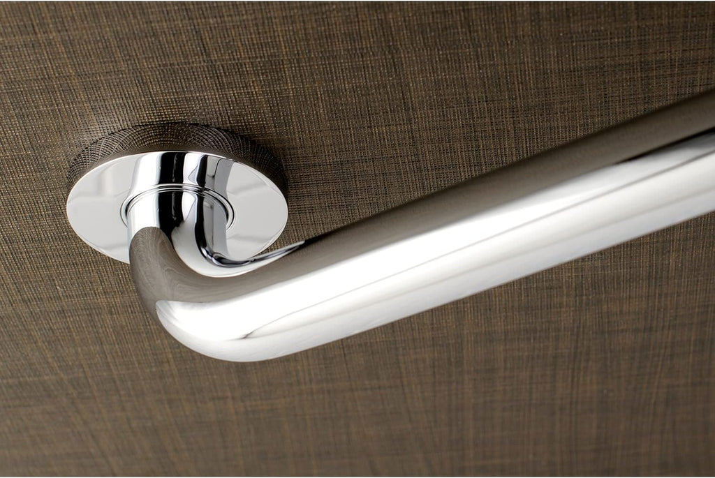 Kingston Brass DR514181 Meridian inch Decorative Ada Grab Bar, 18', Polished Chrome