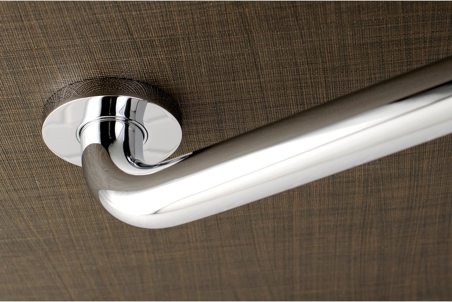 Kingston Brass DR514181 Meridian inch Decorative Ada Grab Bar, 18', Polished Chrome
