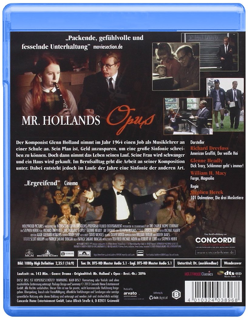Mr. Holland's Opus [ NON-USA FORMAT, Blu-Ray, Reg.B Import - Germany ]