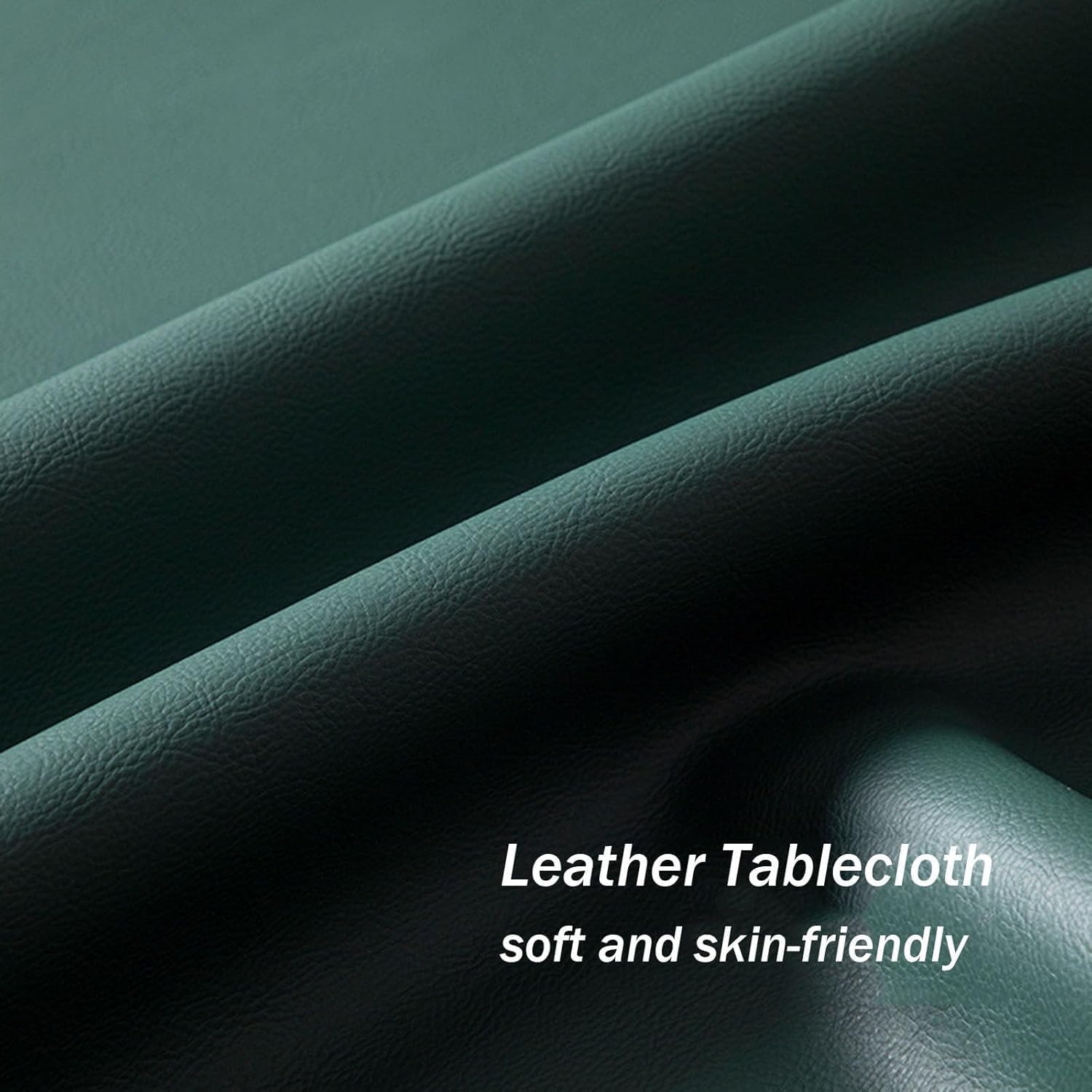 Imitation Leather Round Tablecloth Restaurant Can Wipe Vinyl Protective Pad Heat-Resistant Table Cover(120cm)