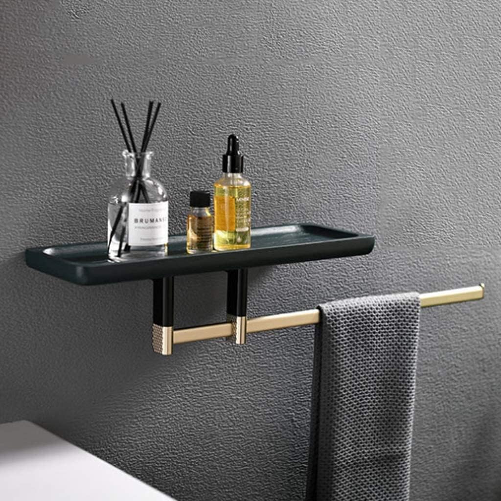 Towel Racks Copper Solid Wood Towel Bar Bathroom Towels Rack Wall Mounted Hanging Towel Holder Organizer Storage Shelf Organizer