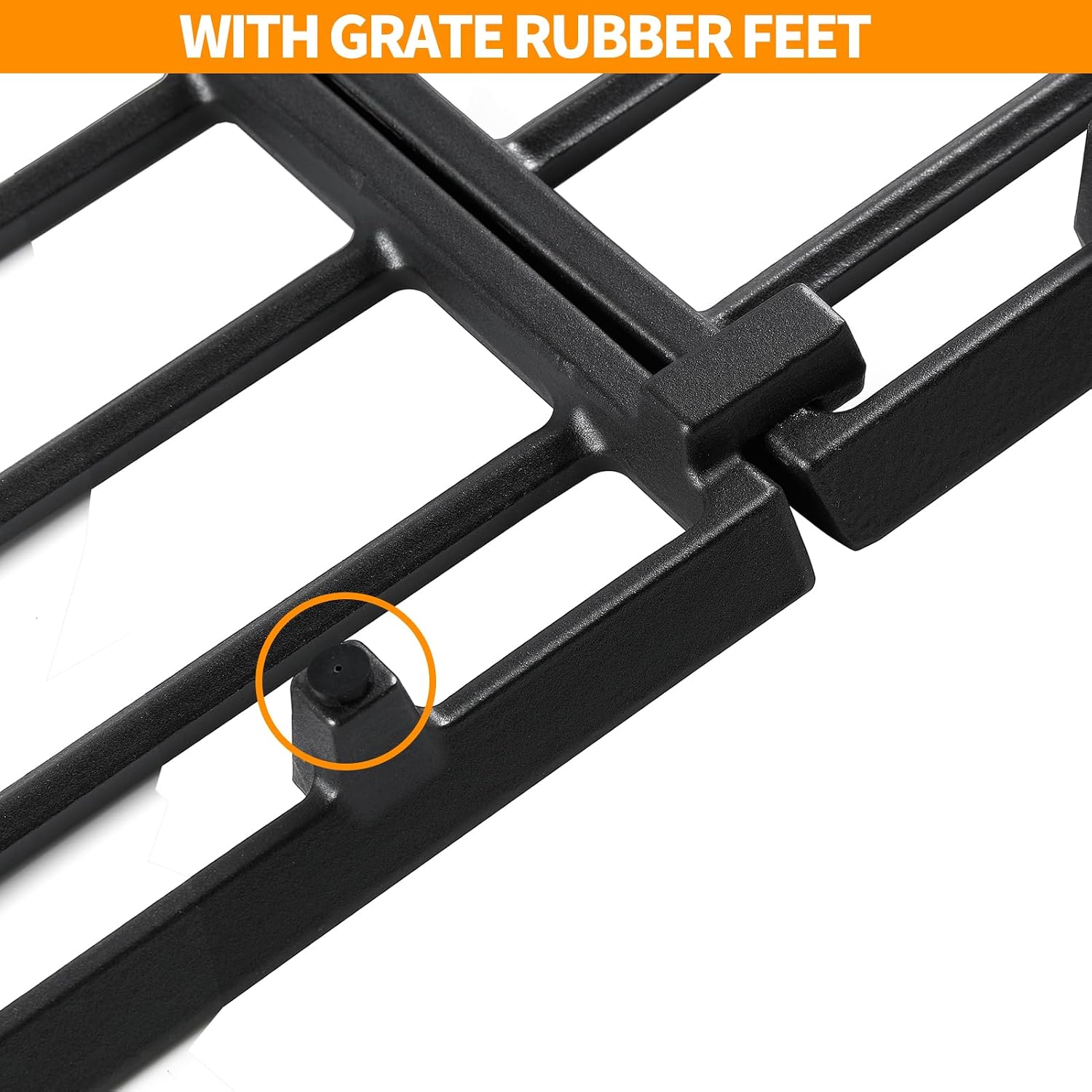 Atgestore W11394363 Stove Grate Replacement for Whirlpool Gas Stove Cast Iron Grate WPW10447923 WFG524SLAB0 WFG524SLAB1 Whirlpool Gas Range Parts Stove Top Cooktop Surface Burner Grate Rack
