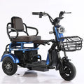 Leisure Scooter for The Elderly/Adults, Electric Scooter for Driving, 20Ah Lithium Battery Electric Small Mini Tricycle,Blue
