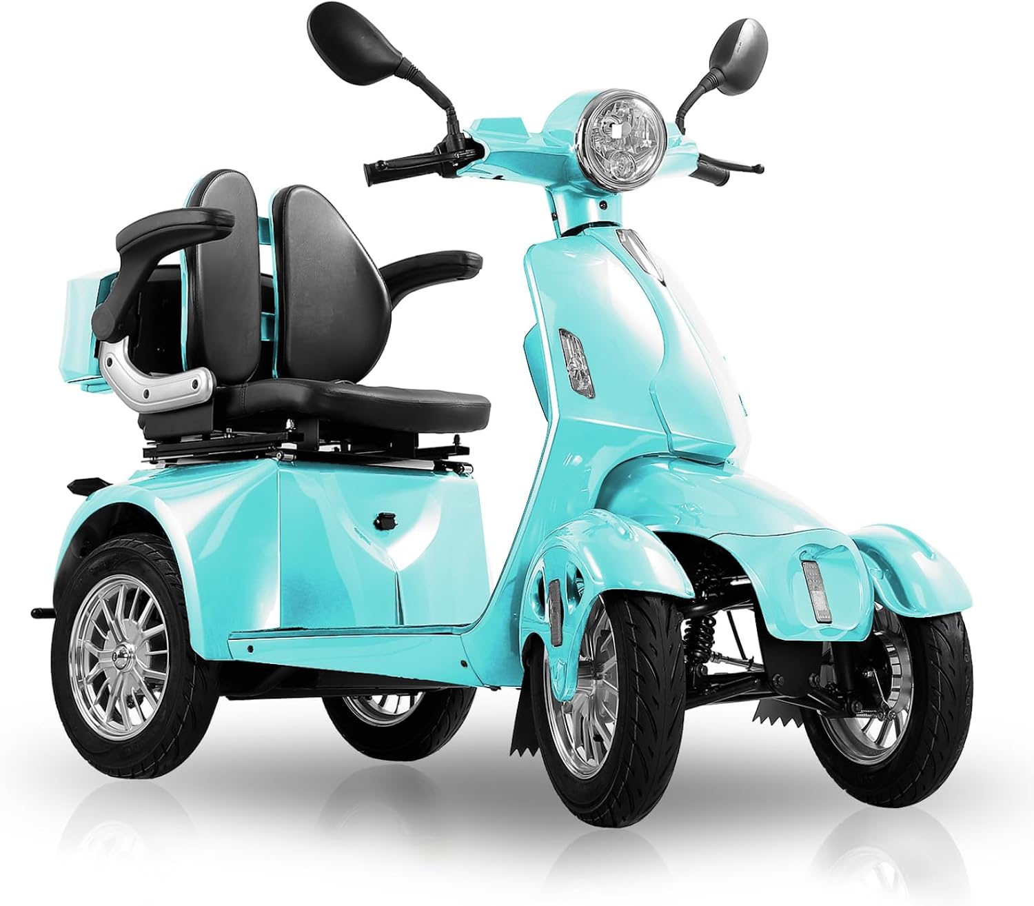Mobility Scooters for Adults,Heavy-Duty 4 Wheel Mobility Scooters for Seniors,500 LB Capacity All Terrain Mobility Scooter Handicap Scooters for Adults,800W, Multiple Colors