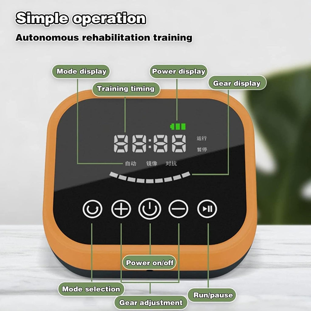 Disability Aids Rehabilitation Equipment Hand Dysfunction Patient Training Device with Single Finger Training and Mirror Mode,Right-L