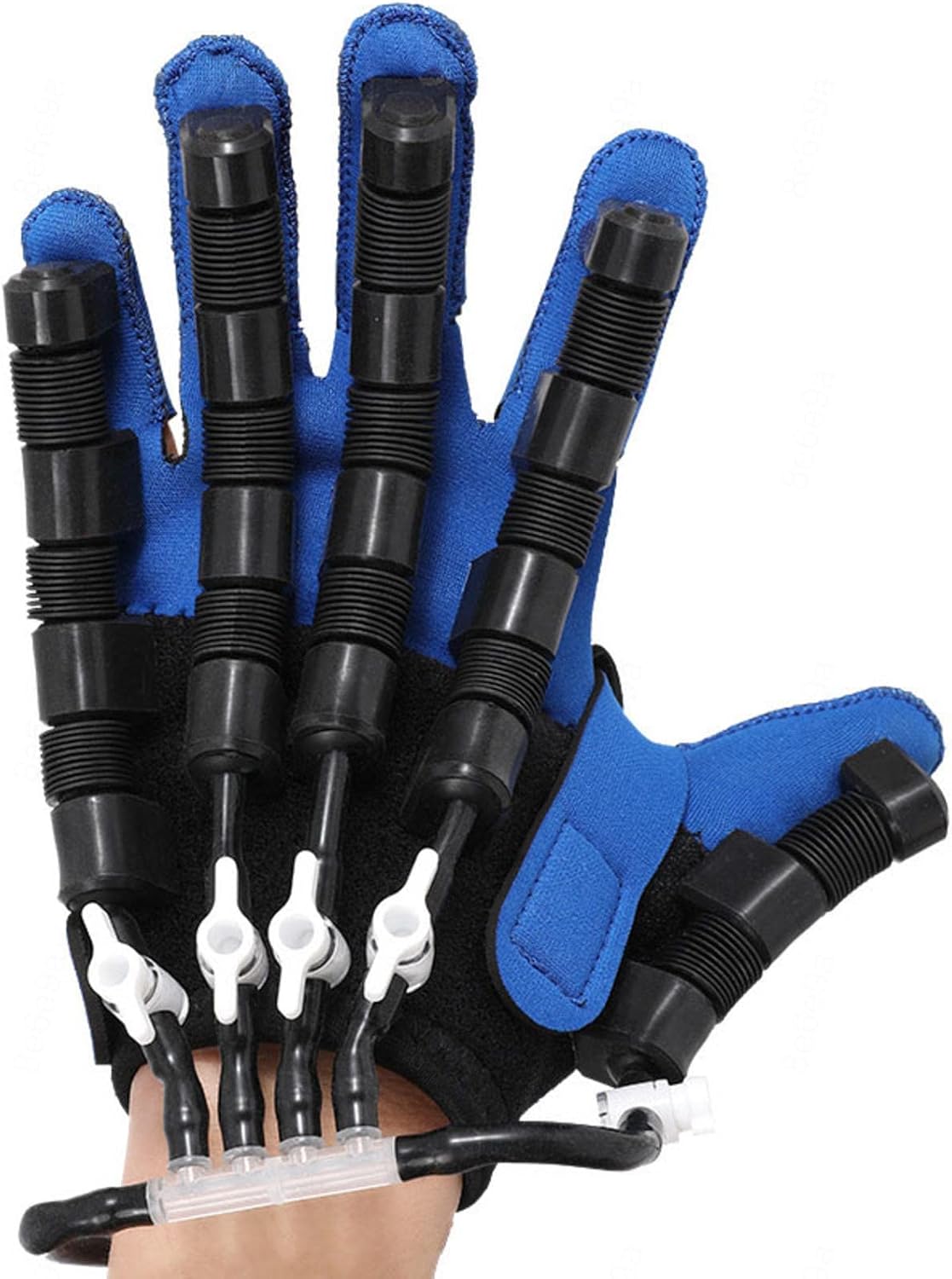 Disability Aids Rehabilitation Equipment Protector Exoskeleton Manual Training Functional Hand Splint for Long-Term Relief,Right-S