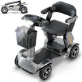 SPD2 Peak 1000W 4 Wheel Mobility Scooter,Electric Powered Wheelchair Device with 35Mile Long Range Power Extended Battery with Charger & Basket, for Travel/Elder/Adult/Handicap/Disability,Gray