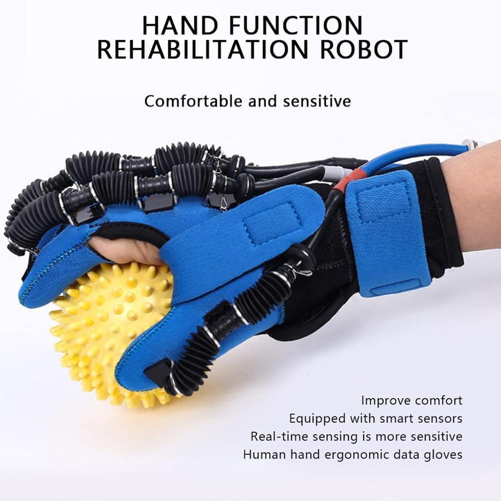 Disability Aids Rehabilitation Equipment Finger Straightening Brace Guard with Single Finger Training and Mirror Mode,Right-M