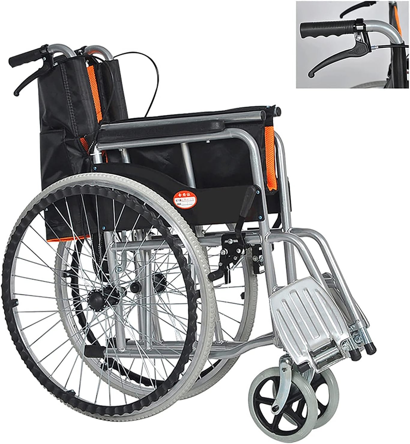 Wheelchairs Folding Folding Manual Wheelchair,Elderly Foldable Portable Small and Paralyzed Elderly People with Disabilities to Help Each Other with Manual Push Scooter,Blue