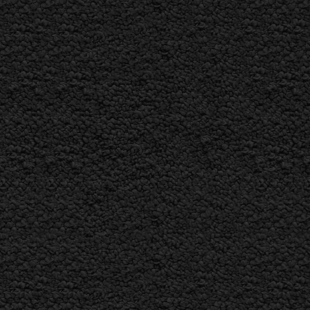 SIMPLIHOME Chantal Square Pouf - 18 inch Wide Upholstered Boucle Fabric Ottoman in Black, Contemporary Footstool, Coffee Table or Extra Seating for Living Room or Bedroom, Assembled