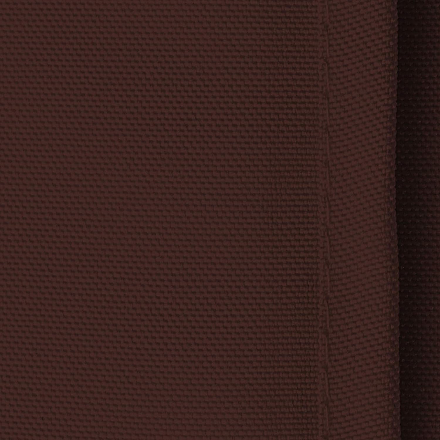 Lann's Linens - 10 Premium 108' Round Tablecloths for Wedding/Banquet/Restaurant - Polyester Fabric Table Cloth - Chocolate Brown