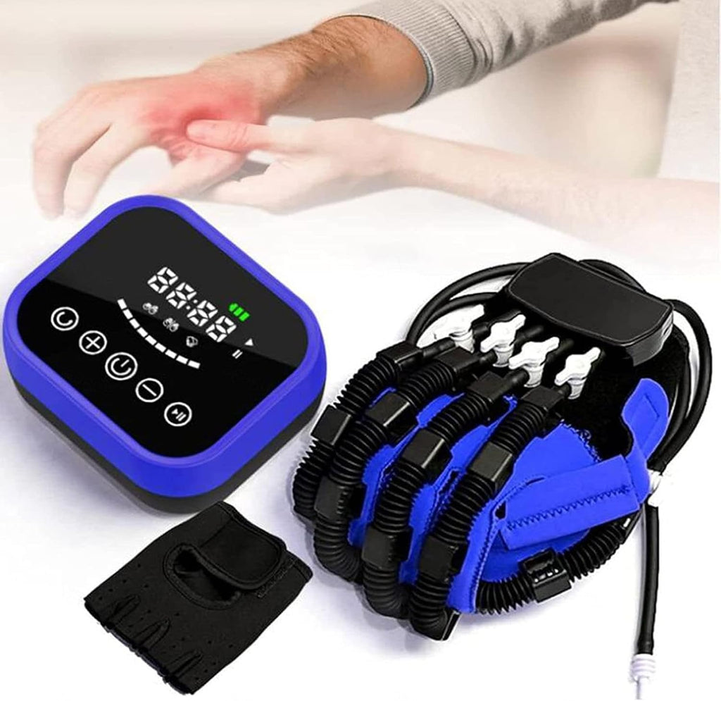 Disability Aids Rehabilitation Equipment Finger Straightening Brace Guard for Stroke People Finger Wrist Training,Right-L