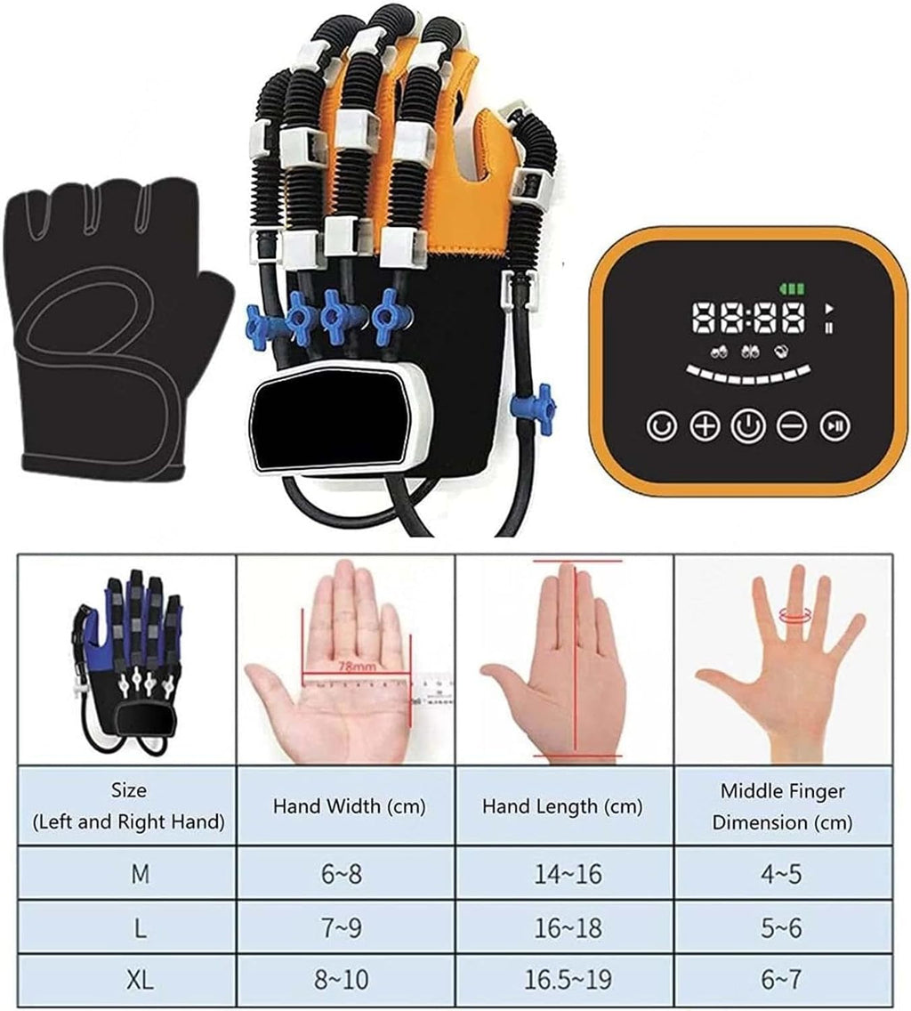 Disability Aids Rehabilitation Equipment Hand Strengthener Finger Orthosis Functional Hand Splint for Long-Term Relief,Right-M