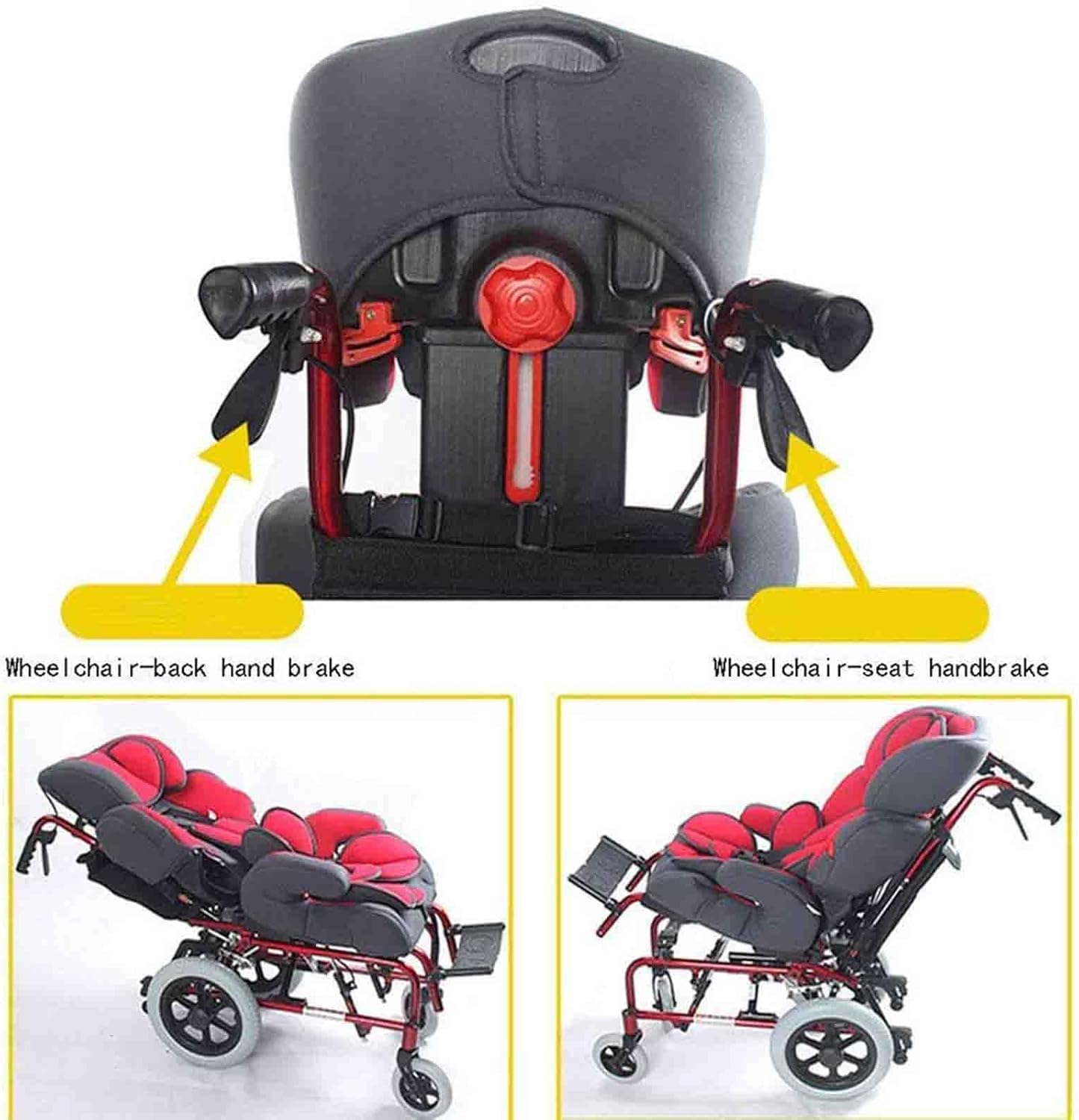 Child Wheelchair, Lightweight Folding Wheelchair, Lightweight Wheelchairs, Strong and Sturdy Self Propelled Wheelchair, Suitablefor Child People with Disabilities