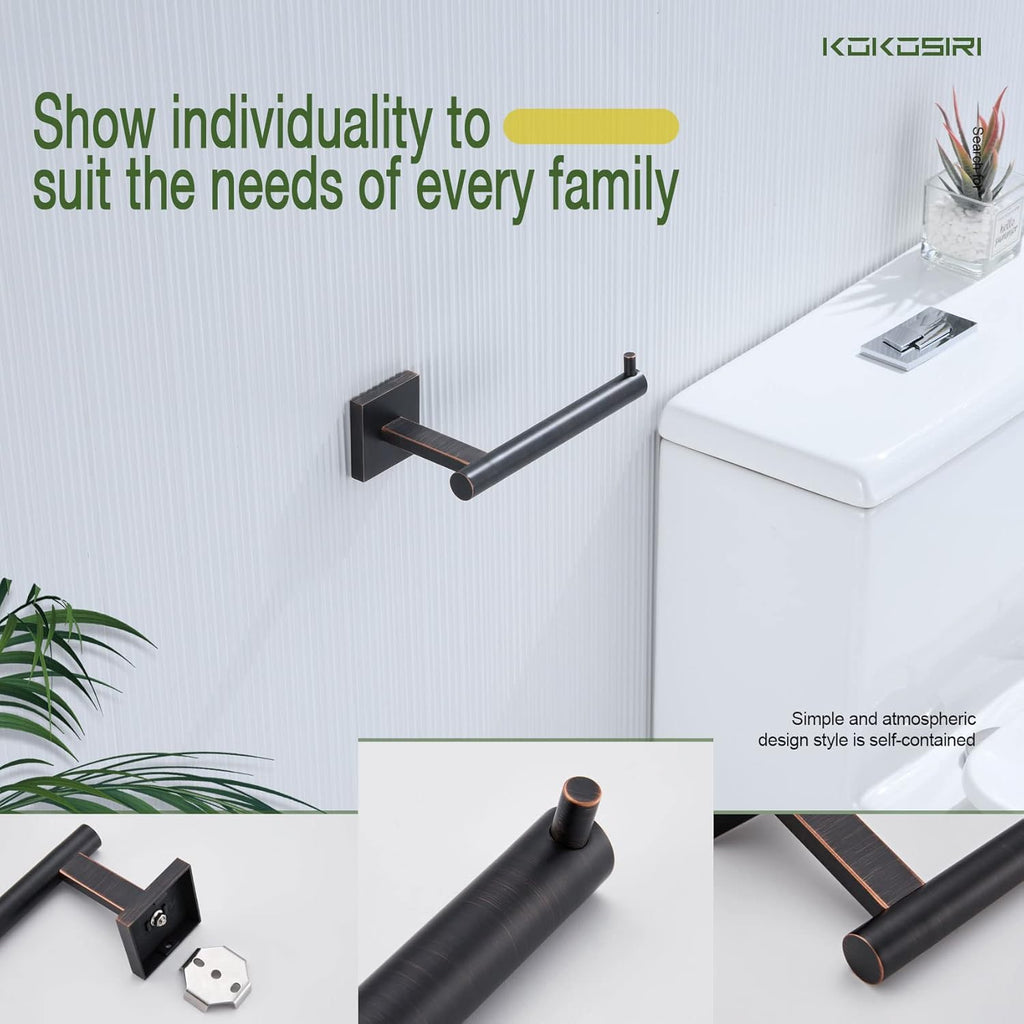Toilet roll Holder 24 Inch Bathroom Towel Bars Toilet Paper Holder Roll Stainless Steel Wall Mount Oil Rubbed Bronze