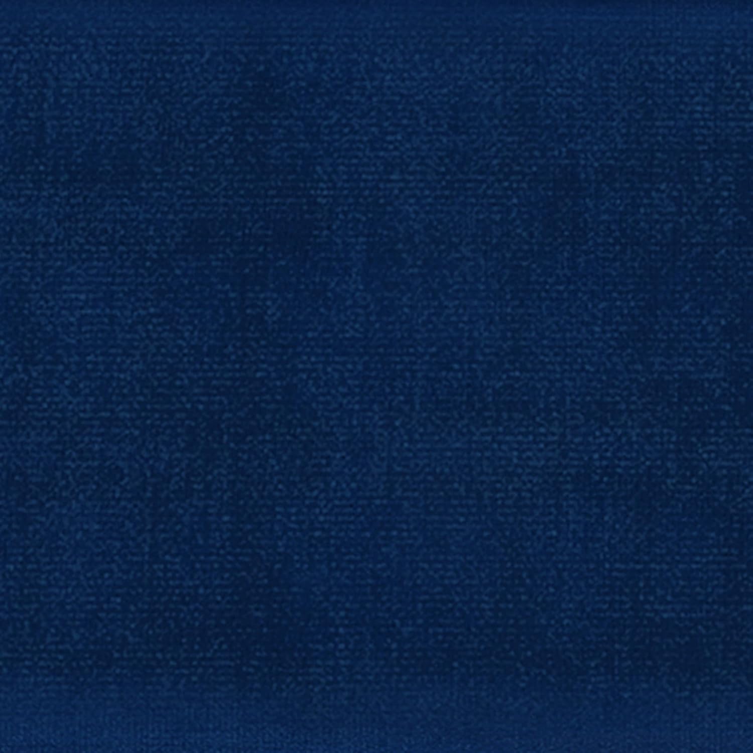 SIMPLIHOME Owen 36 inch Wide Mid Century Modern Square Coffee Table Storage Ottoman in Blue Velvet Fabric, Assembled, for the Living Room, Entryway and Family Room